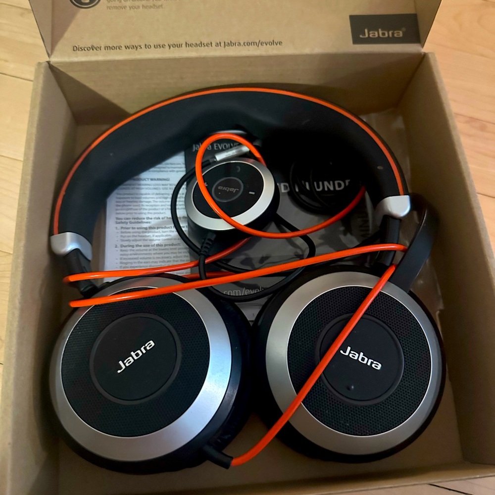 Jabra headphones/ work headset